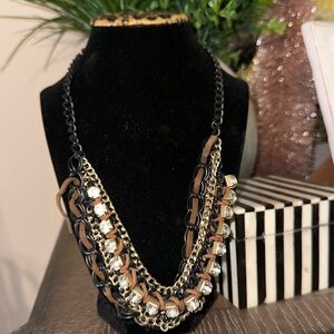 Beautiful vintage different chains necklace